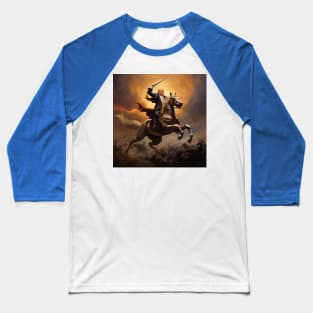 Trump as king on horse Baseball T-Shirt